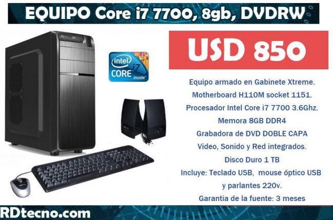 Comprar PC core i7